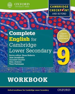 Book cover for Complete English for Cambridge Lower Secondary Student Workbook 9 (First Edition)