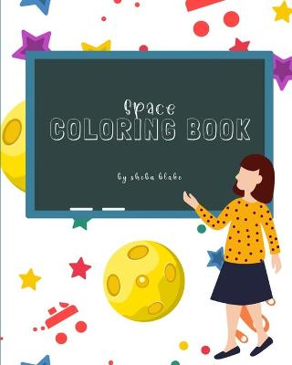 Book cover for Space Coloring Book for Children Ages 3-7