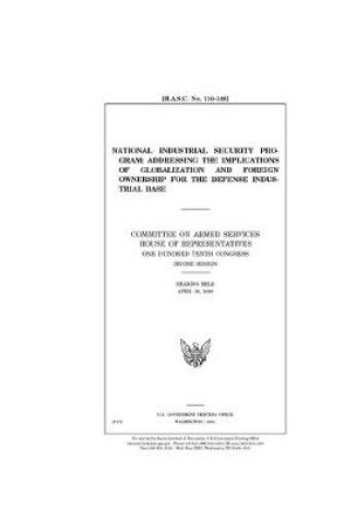 Cover of National Industrial Security Program