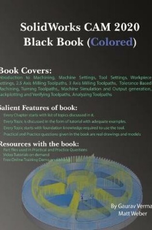 Cover of SolidWorks CAM 2020 Black Book (Colored)