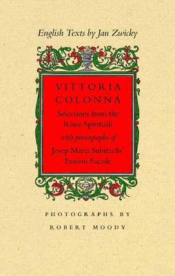 Book cover for Vittoria Colonna