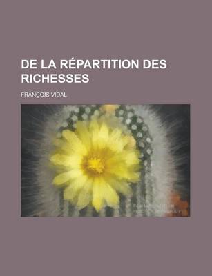 Book cover for de La R Partition Des Richesses