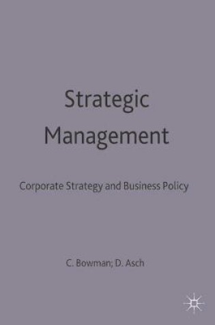 Cover of Strategic Management