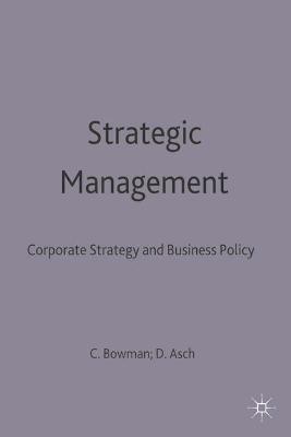 Book cover for Strategic Management