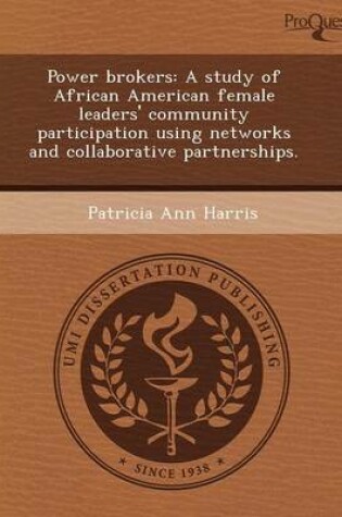 Cover of Power Brokers: A Study of African American Female Leaders' Community Participation Using Networks and Collaborative Partnerships