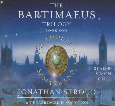 Book cover for The Bartimaeus Trilogy, Book One: The Amulet of Samarkand