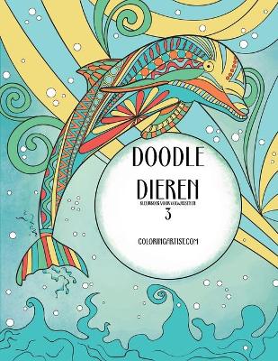 Book cover for Doodle Dieren Kleurboek voor Volwassenen 3