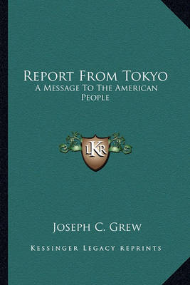 Book cover for Report from Tokyo