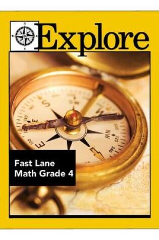 Cover of Explore Fast Lane Math Grade 4
