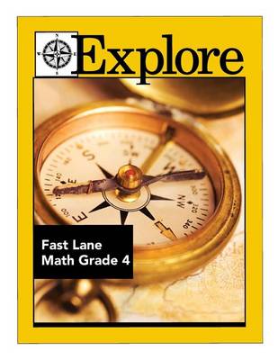 Book cover for Explore Fast Lane Math Grade 4