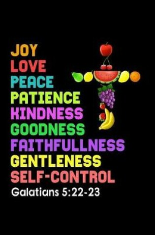 Cover of Joy Love Peace Patience Kindness Goodness Faithfullness Gentleness Self-Control Galatians 5