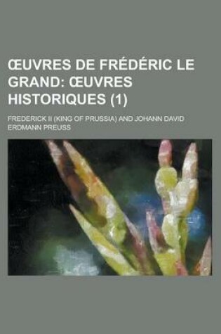 Cover of Uvres de Frederic Le Grand (1)