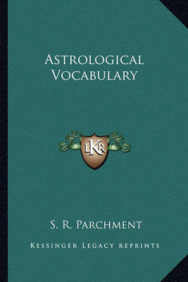 Book cover for Astrological Vocabulary