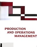 Book cover for Production and Operations Management