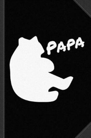 Cover of Papa Bear Journal Notebook