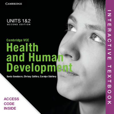 Book cover for Cambridge VCE Health and Human Development Units 1 and 2 Digital (Card)