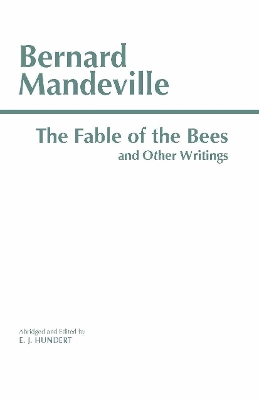 Book cover for The Fable of the Bees and Other Writings