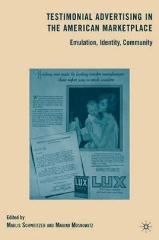 Cover of Testimonial Advertising in the American Marketplace