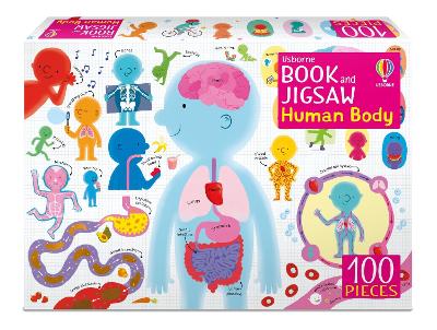 Book cover for Usborne Book and Jigsaw Human Body