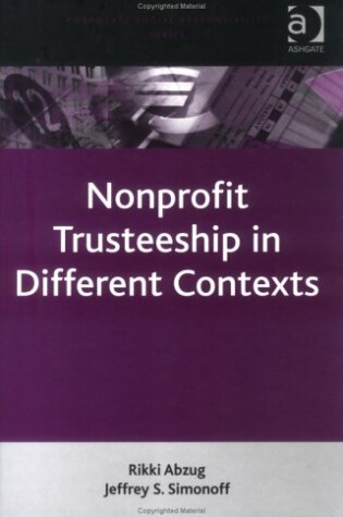 Cover of Trusteeship in Context:Nonprofit Boards and Their Varying Nature