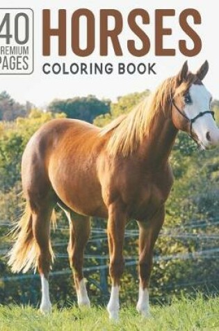 Cover of Horses Coloring Book