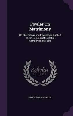 Book cover for Fowler On Matrimony