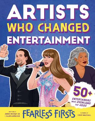 Book cover for Fearless Firsts: Artists Who Changed Entertainment