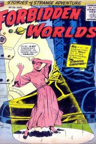 Cover of Forbidden Worlds Number 58 Horror Comic Book