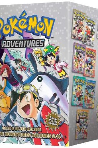 Cover of Pokémon Adventures Gold & Silver Box Set (Set Includes Vols. 8-14)