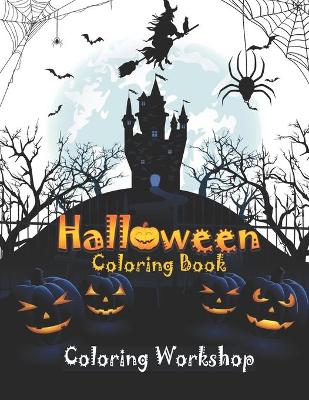 Book cover for Halloween Coloring Book