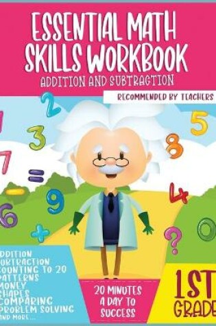 Cover of Essential Math Skills workbook - Addition and subtraction 1st grade