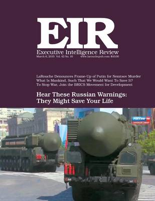 Book cover for Executive Intelligence Review; Volume 42, Issue 10