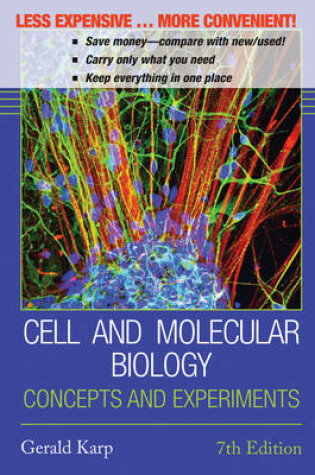 Cover of Cell and Molecular Biology 7e Binder Ready Version + Wileyplus Registration Card