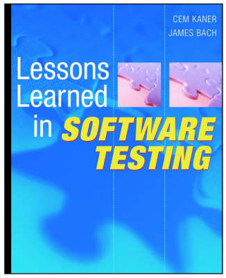 Book cover for Lessons Learned in Software Testing