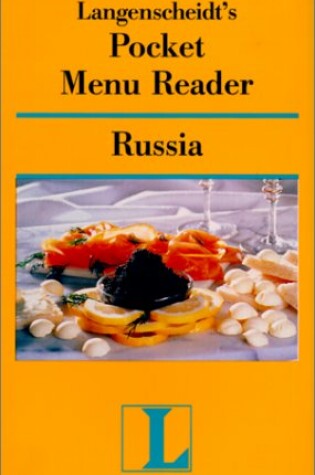 Cover of Langenscheidt's Pocket Menu Reader Russia