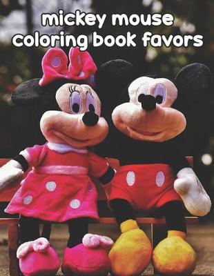 Book cover for Mickey Mouse Coloring Book Favors