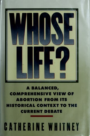 Cover of Whose Life?