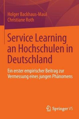 Cover of Service Learning an Hochschulen in Deutschland