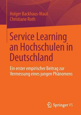 Book cover for Service Learning an Hochschulen in Deutschland