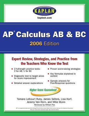 Book cover for Kaplan AP Calculus
