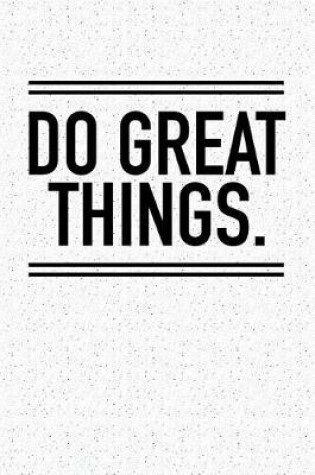 Cover of Do Great Things