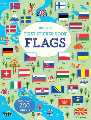 Book cover for First Sticker Book Flags