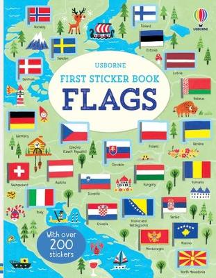 Book cover for First Sticker Book Flags