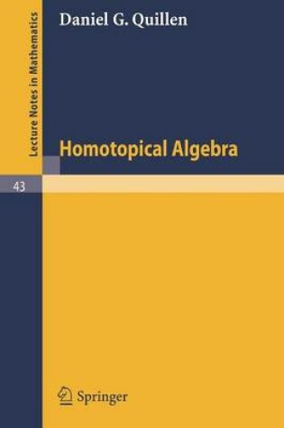 Cover of Homotopical Algebra