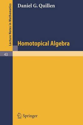 Cover of Homotopical Algebra