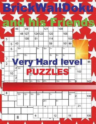 Book cover for Brickwalldoku and His Friends - Very Hard Level Puzzles