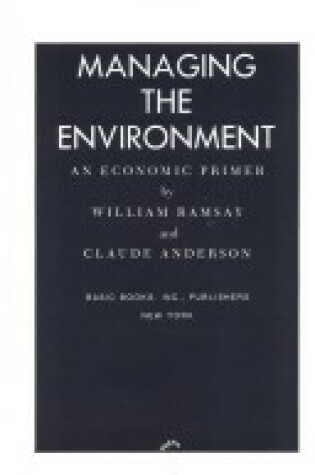 Cover of Managing the Environ