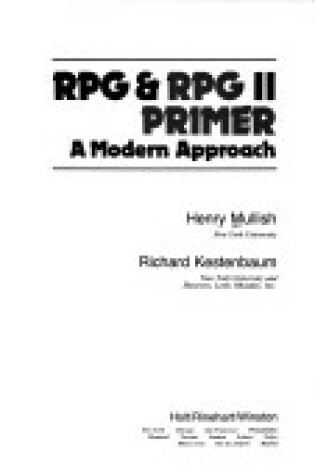 Cover of Rpg and Rpg 11 Primer