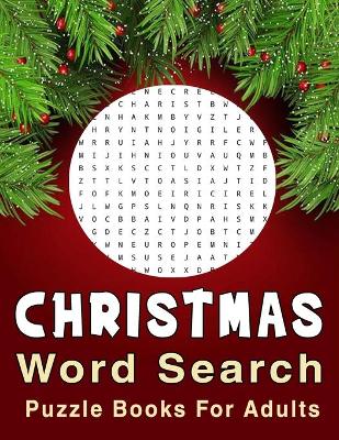 Book cover for Christmas Word Search Puzzle Books For Adults