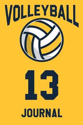 Book cover for Volleyball Journal 13